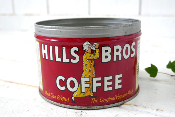 HILLS BROS 1878s ヒルスコーヒー ブリキ製 ヴィンテージ コーヒー缶 ティン USA