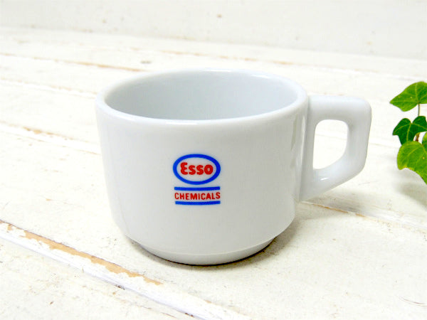 【ESSO】エッソ・オランダ製・セラミック・アドバタイジング・ビンテージ・マグカップ・コーヒーカップ