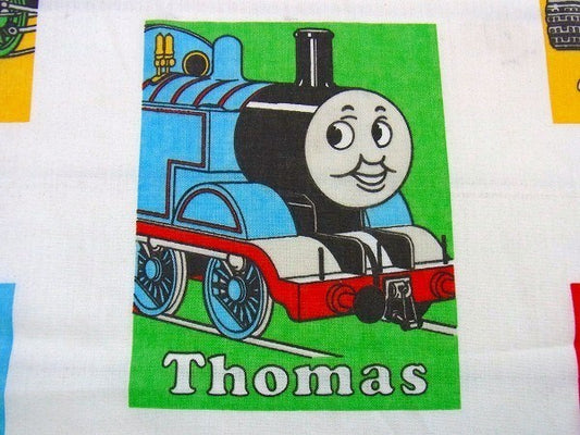 【機関車トーマスとなかまたち】キャラクター生地・ユーズドシーツ(フラット)　USA