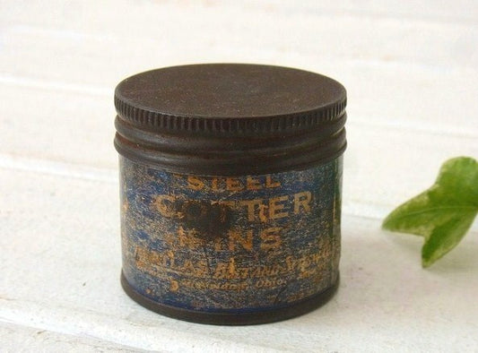 【THE ATLAS BOLT AND SCREW CO】コッターピンの小さなヴィンテージ缶 USA