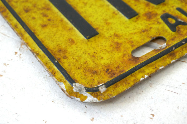 HAWAII ハワイ・アロハ・アメ車・イエロー・ビンテージ・ナンバープレート カーライセンス USA