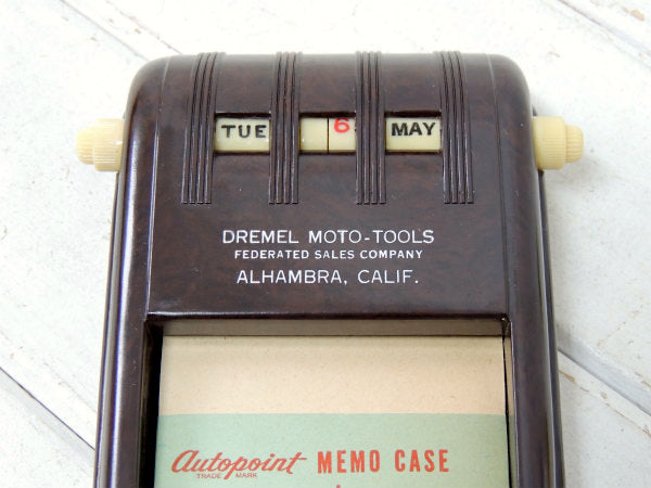 【AUTOPOINT】デッドストック・ノベルティ・ヴィンテージ・デスクカレンダー&メモホルダー