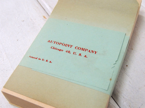 【AUTOPOINT】デッドストック・ノベルティ・ヴィンテージ・デスクカレンダー&メモホルダー