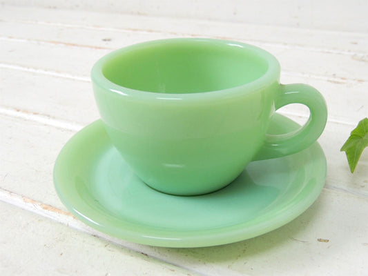 【Fire King】ファイヤーキング・レストランウエア・エキストラヘビー・カップ&ソーサ ②