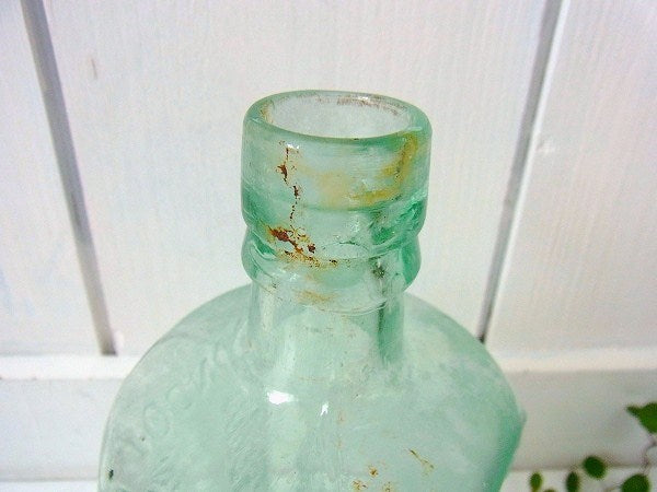 【GORDON's DRY GIN】イギリス製・ゴードン ドライジン・アンティーク・ガラスボトル/瓶