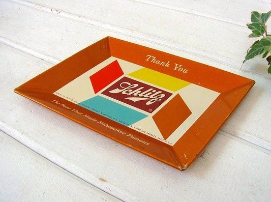 【SCHLITZ】ビール・アドバタイジング・ヴィンテージ・マネートレイ/キャッシュトレイ USA