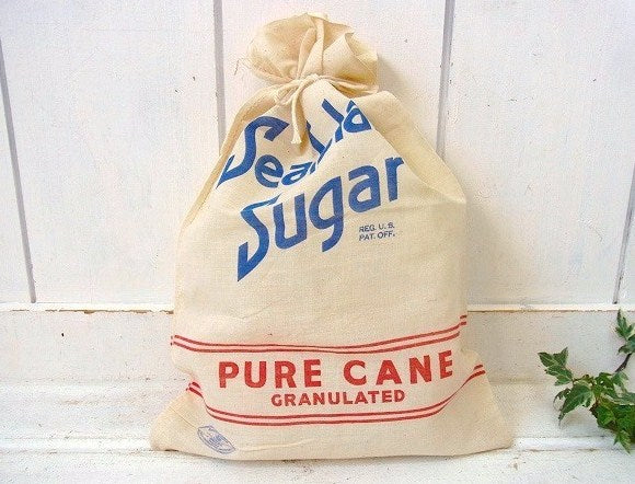【Sea Island Sugar】デッドストック・ヴィンテージ・シュガーサック/布袋 USA
