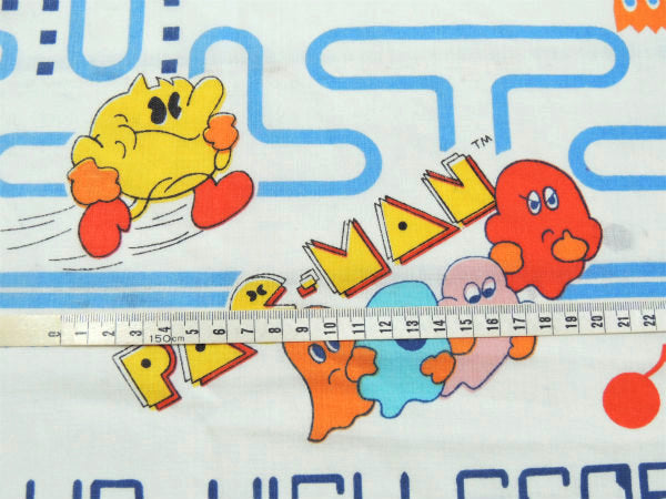 【パックマン】PAC-MAN・ゲーム・80'sヴィンテージ・ユーズドシーツ(ボックスタイプ) USA