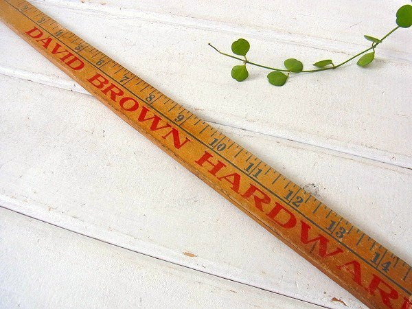 【STANLEY】スタンレー・ノベルティ・木製・ヴィンテージ・ロングルーラー/ものさし/定規