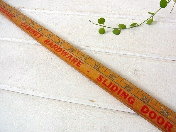 【STANLEY】スタンレー・ノベルティ・木製・ヴィンテージ・ロングルーラー/ものさし/定規