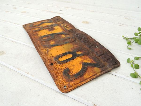 【カリフォルニア州・1936年】ヴィンテージ・ナンバープレート/カーライセンスプレート USA