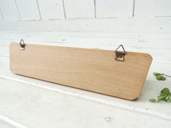 フランス・犬&ネコ柄・木製・ヴィンテージ・ウォールフック/壁掛けフック