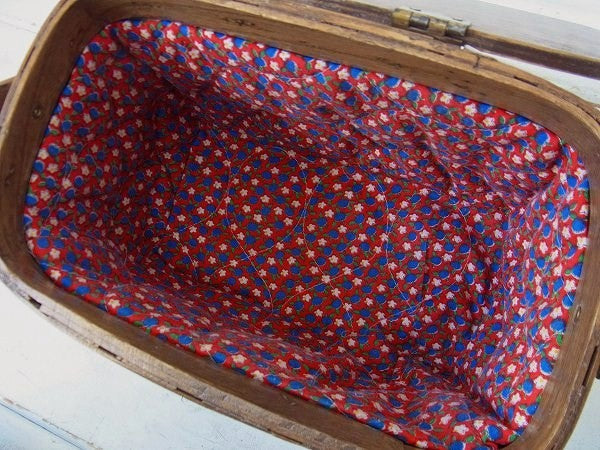 【Caro-Nan】1964年・トラベルシリーズ・アンティーク・カロナンバスケット/カゴバッグ