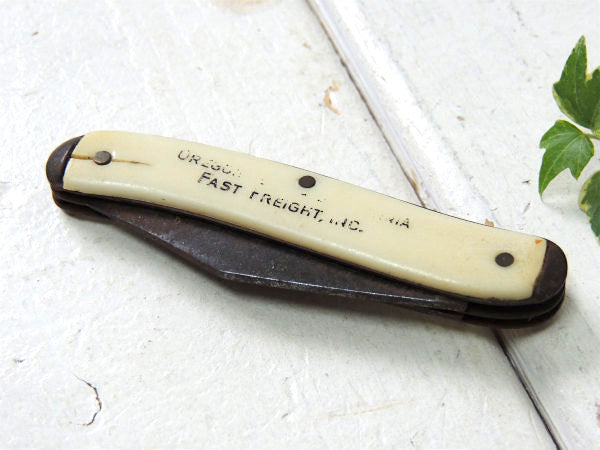 USA・2徳・アドバタイジング・ヴィンテージ ・折り畳み式・ポケットナイフ・刃物・アメリカビンテージ