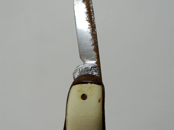 USA・2徳・アドバタイジング・ヴィンテージ ・折り畳み式・ポケットナイフ・刃物・アメリカビンテージ