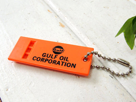 ガルフ・オイル アドバタイジング・ヴィンテージ・デッドストック・ホイッスル・キーホルダー
