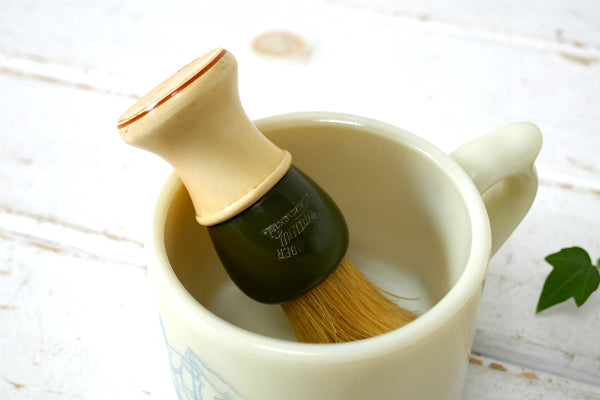 SETINRUBBER NY USA ヴィンテージ・シェービング・ブラシ・髭・BARBER 床屋