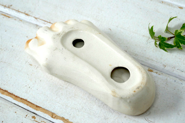 カリフォルニア カタリナ島 ベアフット・足型・セラミック・ビンテージ・灰皿・アシュトレイ・スーベニア