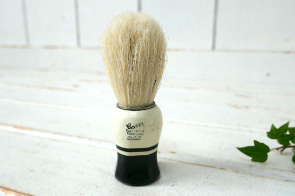 PURE BRISTLE STERILIZED ヴィンテージ・シェービングブラシ・髭ブラシ・ドイツ