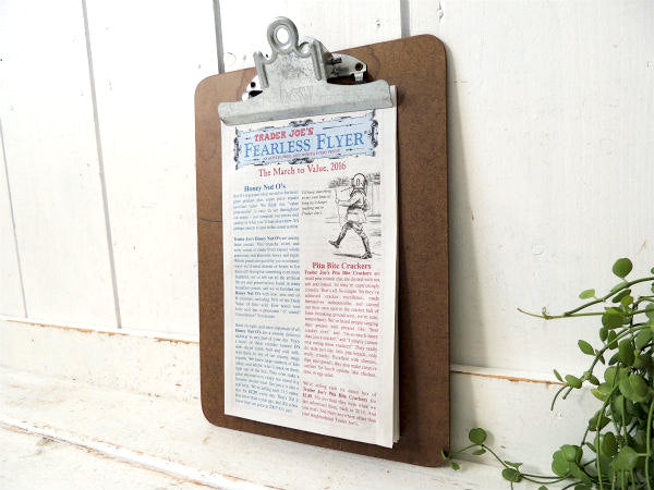 【A&W・U.S.A.】クリップボード・バインダー・工業系/ステーショナリー/オフィス雑貨