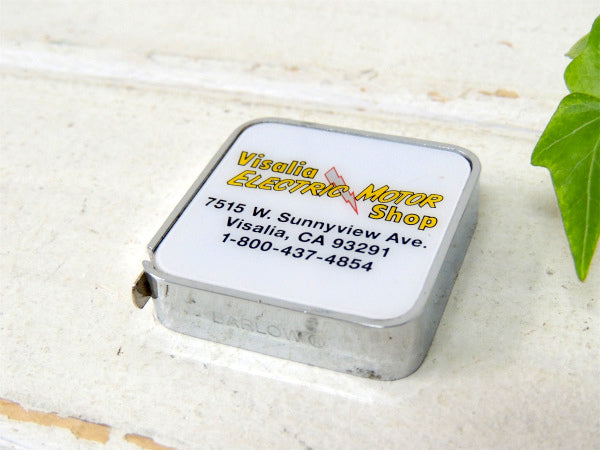 ELECTRIC MOTOR 稲妻デザイン・ヴィンテージ・メジャーテープ・アドバタイジング・DIY