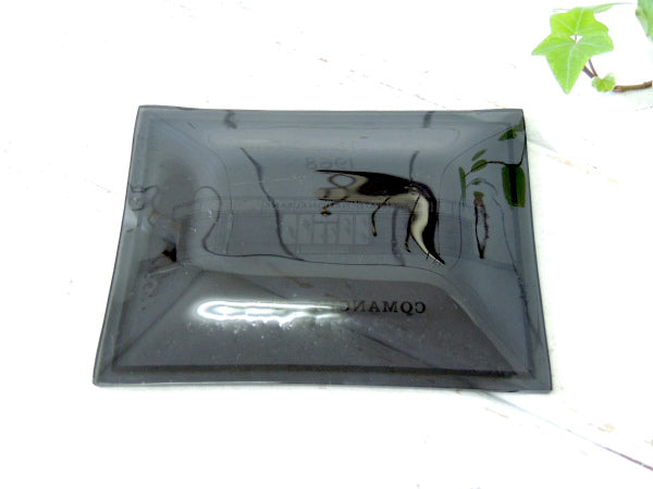 【1968・STATE NATIONAL BANK】ガラス製・皿・ヴィンテージ・マネートレイ