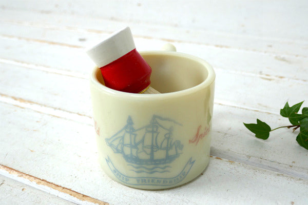 オールドスパイス BARBER 床屋 1950s シュルトン ビンテージ シェービングカップ 理髪店USA