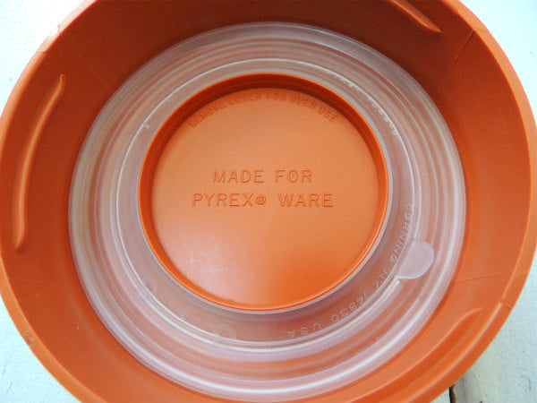 PYREX パイレックス・オータムハーベスト・アンティーク・ガラスジャー 保存容器 USA