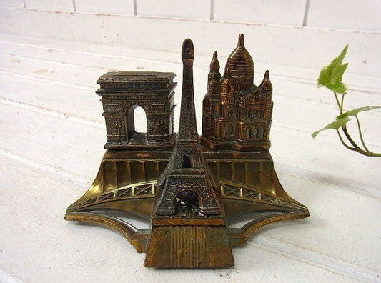 FRANCE フランス パリ PARIS エッフェル塔・凱旋門・アンティーク・インク壷 文房具