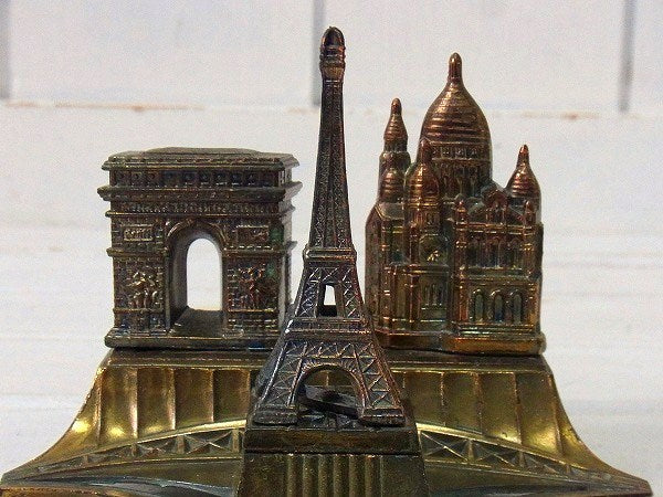 FRANCE フランス パリ PARIS エッフェル塔・凱旋門・アンティーク・インク壷 文房具