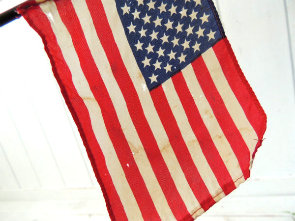 星条旗&カリフォルニア州旗・ヴィンテージ・卓上フラッグ・フラッグ・USA