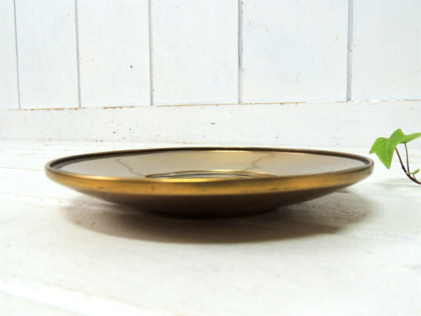 アメリカ合衆国議会 議事堂 ビンテージ・ブロンズ&ガラス皿・コインディッシュ・プレート US