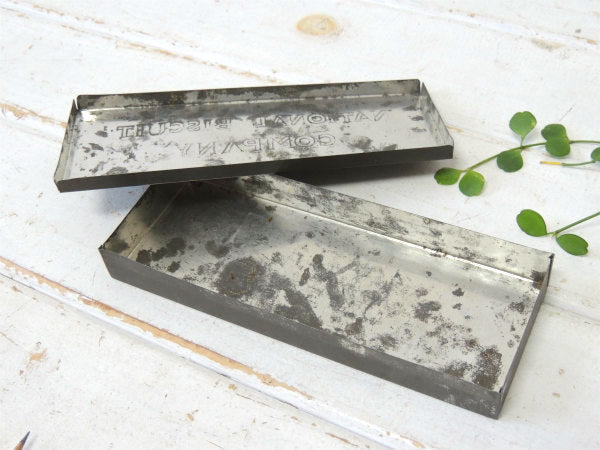 【NATIONAL BISCUIT】19世紀初頭・アンティーク・ビスケット缶・ティン缶・シャビー