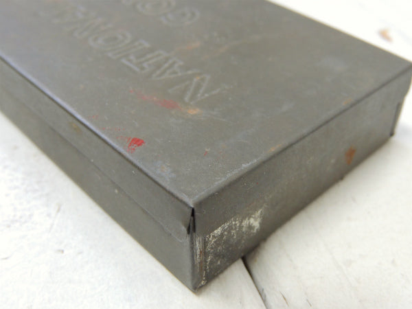 【NATIONAL BISCUIT】19世紀初頭・アンティーク・ビスケット缶・ティン缶・シャビー