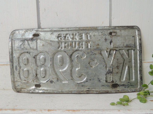 テキサス州・TRUCK・1975 トラック・ナンバー・ヴィンテージ・ナンバープレート