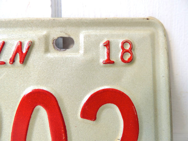 【1968年・ILLINOIS】②イリノイ州ヴィンテージ・ナンバープレート・カーライセンス