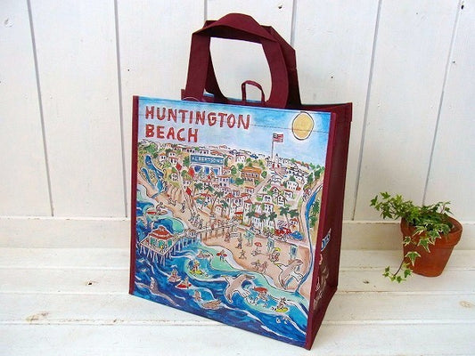 【アルバートソンズ】Albertsons・ハンティントンビーチ・限定・エコバッグ　USA