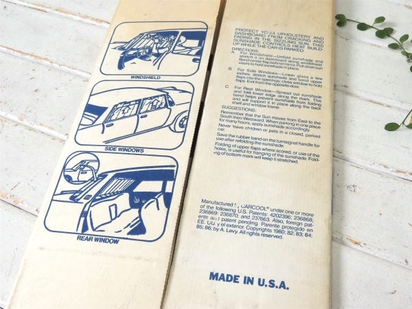 ドジャース×マクドナルド・限定・自動車・厚紙製・80'sヴィンテージ・サンシェード・日除けカバー