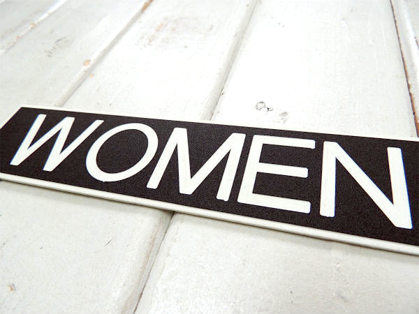 WOMEN    女性 USA・米国標識・デッドストック・ヴィンテージ・サインプレート・看板