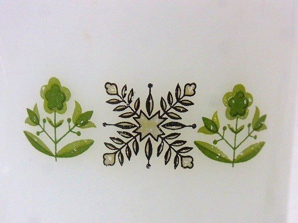 【FireKing】メドウグリーン・ヴィンテージ・マグカップ・スタッキングマグ・食器 USA