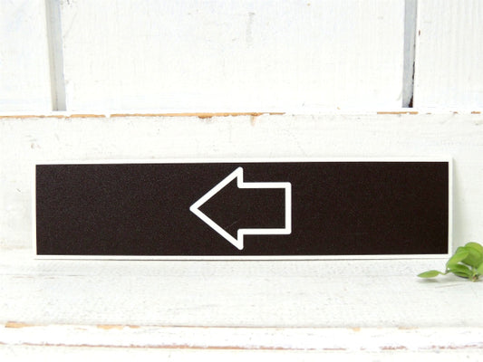 ← 矢印 ブラウンカラー USA・米国標識・デッドストック・ヴィンテージ・サインプレート・看板