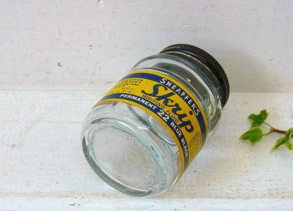 【SHEAFFER】シェーファー・Skrip・ガラス製・ヴィンテージ・インクボトル/瓶　USA