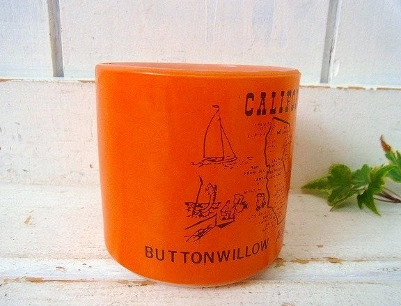 【フェデラル】FEDERAL・カリフォルニア州地図入り・ヴィンテージ・マグカップ/アドマグ