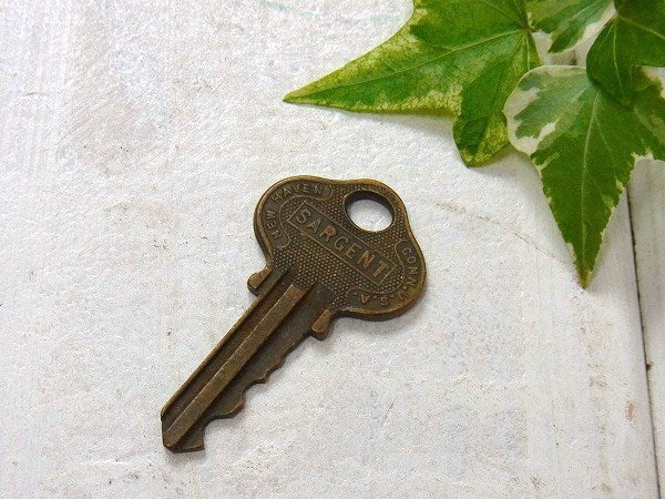 【U.S.N/SARGENT/GE3】鍵・アメリカ海軍・ビンテージ・キー・USA
