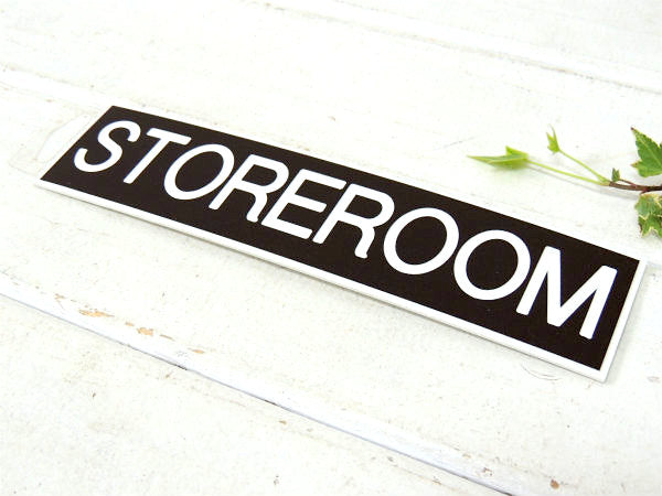 【STOREROOM/貯蔵室】USA・米国標識・デッドストック・ヴィンテージ・サインプレート・看板