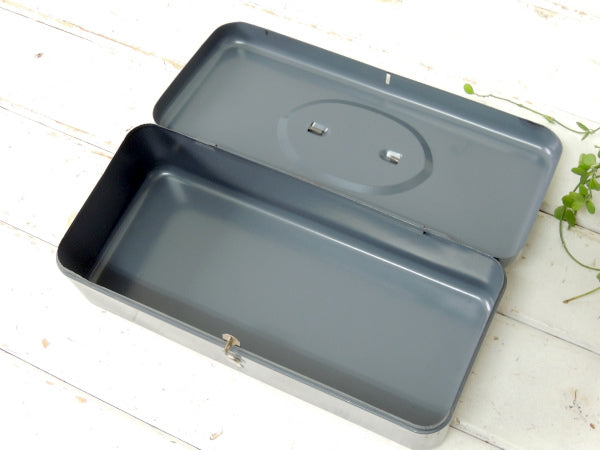 インダストリアル・工業系・グレートーン・ヴィンテージ・ツールボックス・ツールケース・工具箱  USA