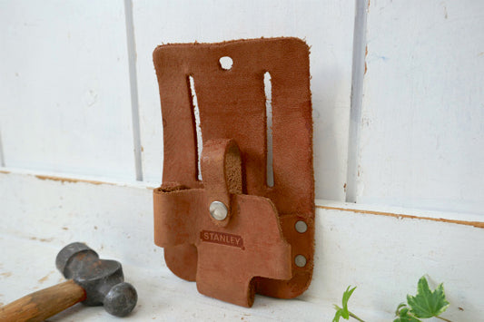 STANLEY スタンレー レザー製 ヴィンテージ メジャーホルダー メジャーポーチ 工具ポーチ