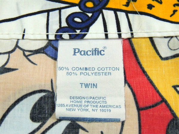 【ミニーマウス】USA!ディズニー・ヴィンテージ・ユーズドシーツ(フラットタイプ)