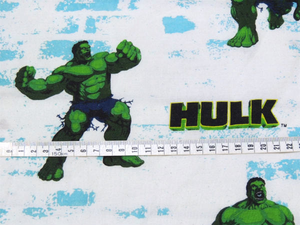 【HALK】ハルク・スーパーヒーロー・キャラクター生地・ユーズドシーツ(ボックスタイプ)