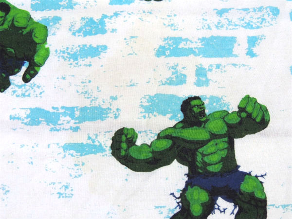 【HALK】ハルク・スーパーヒーロー・キャラクター生地・ユーズドシーツ(ボックスタイプ)